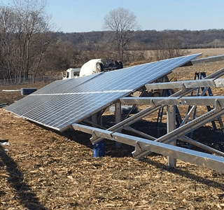 Solar Panels Being Installed